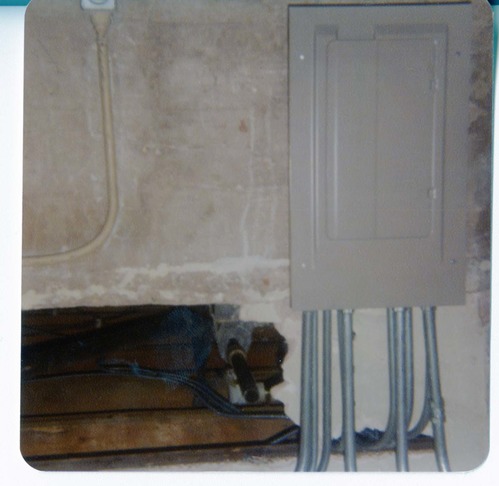 Electrical box in Zion housing.