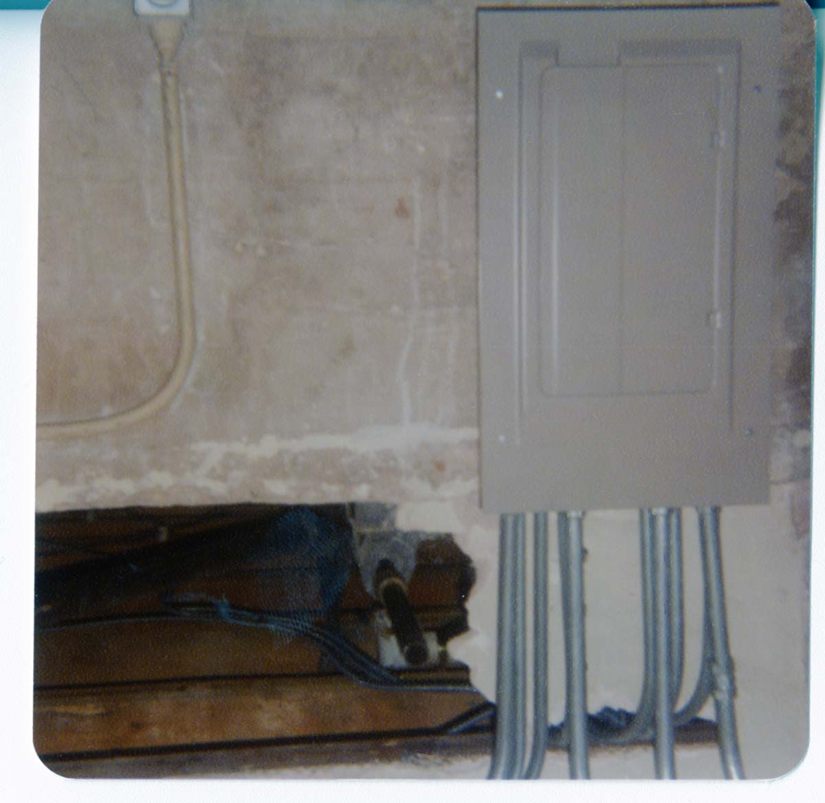 Electrical box in Zion housing.