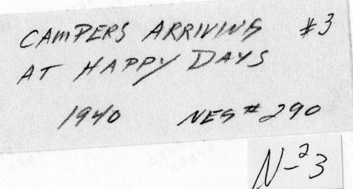 Virginia Kendall State Park Historic District, historic photos of campers at Happy Days Lodge 1