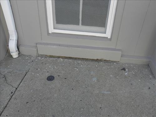 Water damage to Ebenezer Church at Martin Luther King, Jr. National Historical Park in October 2009