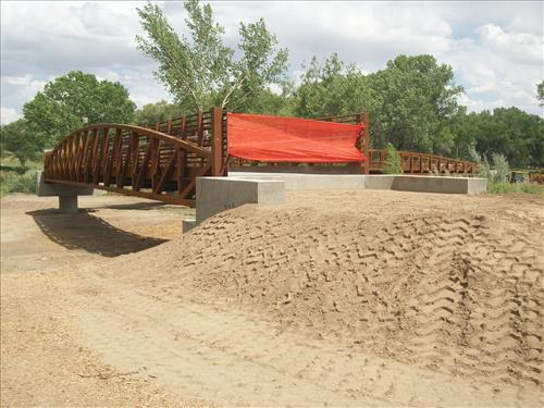 Bridge over Animas River and AZRU Boundary