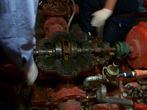 Rebuilding of Fords Theatres Fire Pump