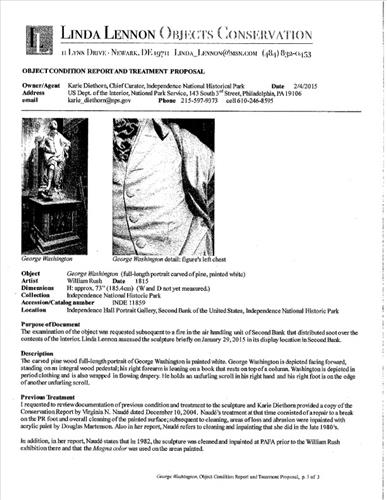 2nd Bank Museum Collections Recovery -- Conservators' assessments