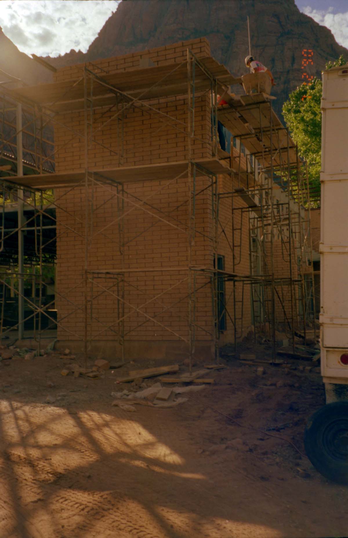 Construction of headquarters addition.