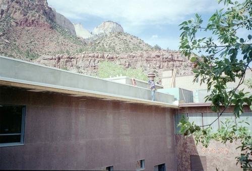Construction of headquarters addition.