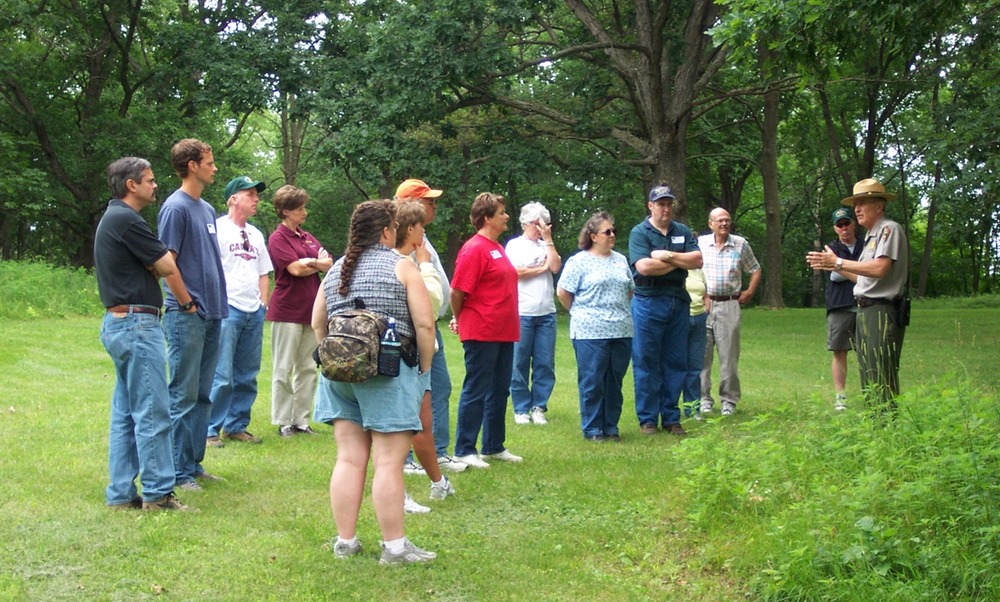 Ranger Merle Frommelt with Teachers
