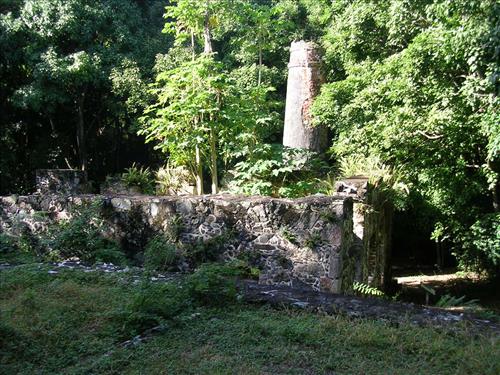 Cinnamon Bay factory ruins at Virgin Islands National Park in December 2007