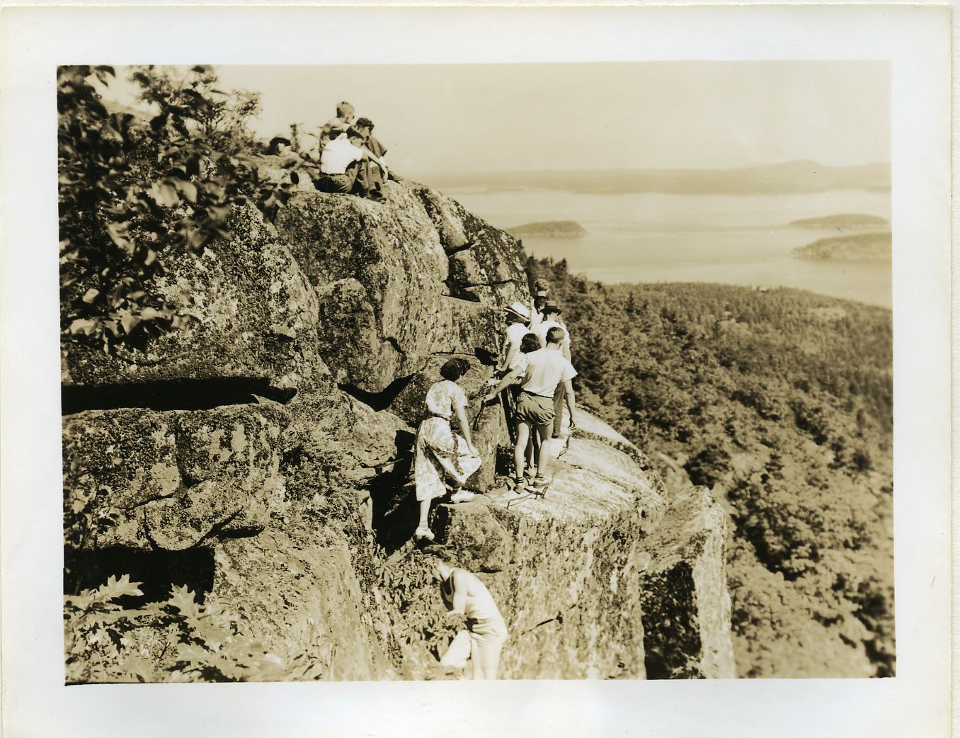 PARTY ON PRECIPICE TRAIL