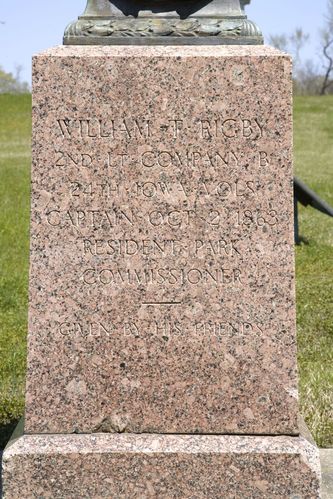 Captain W. T. Rigby Bust