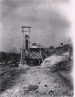 Crusher in operation