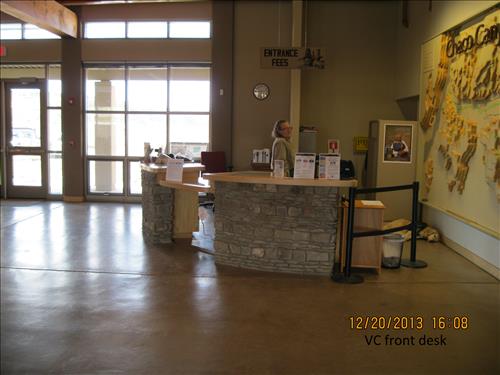 Visitor Center Exhibit Room December 2013