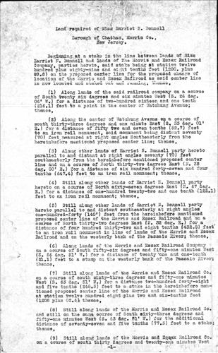 53490.BB--Property issues--Chatham, NJ [Group 1]