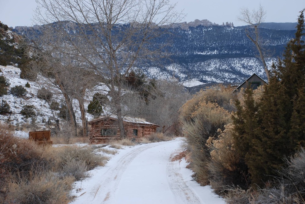 The blacksmith shop and post office are the first buildings visitors see when walking into Hillsboro.