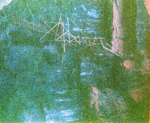 The Temple of Sinawava spring project - scaffolding construction and use.