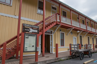 close-up view of RR depot