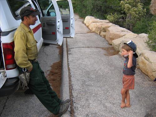 Cape Final prescribed burn on July 30, 2005
