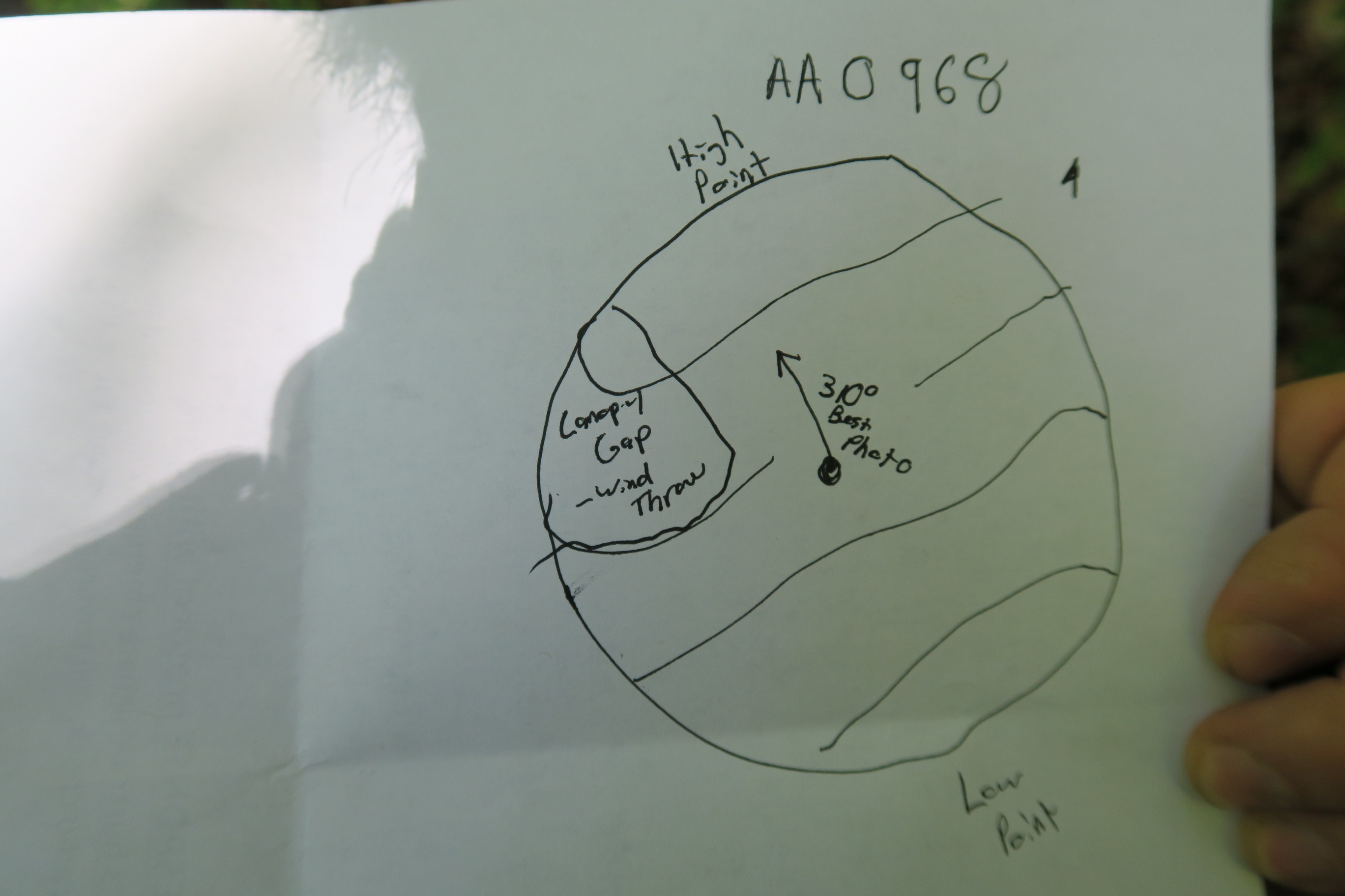 GRSM Accuracy Assessment. Plot Code: GRSM_AA_0968_7