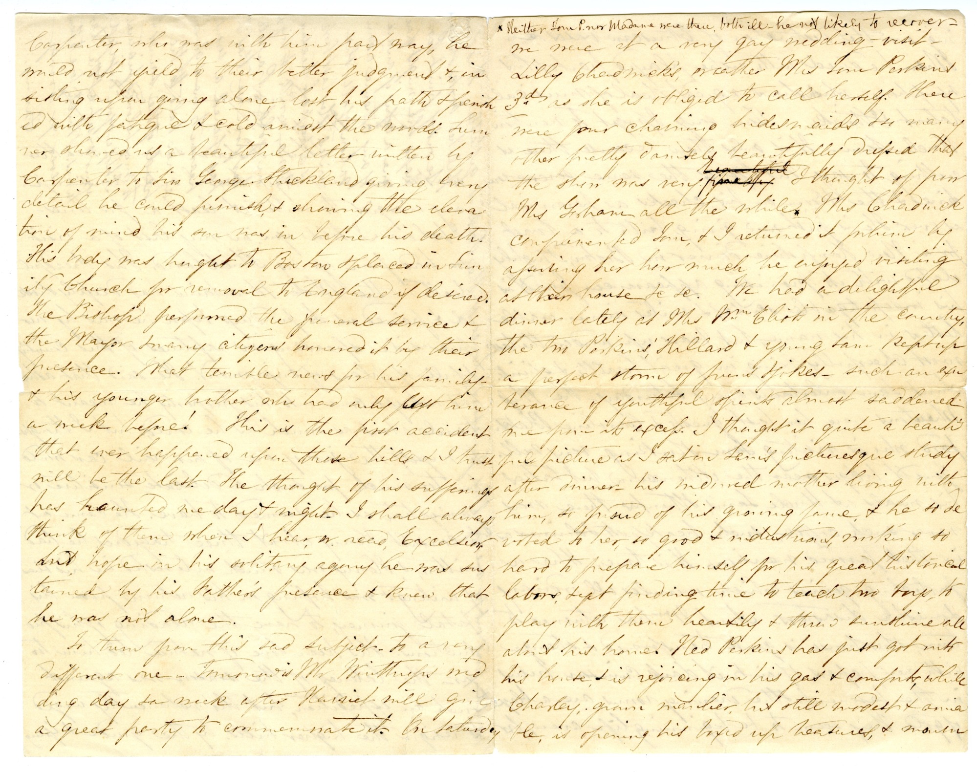 Manuscript letter