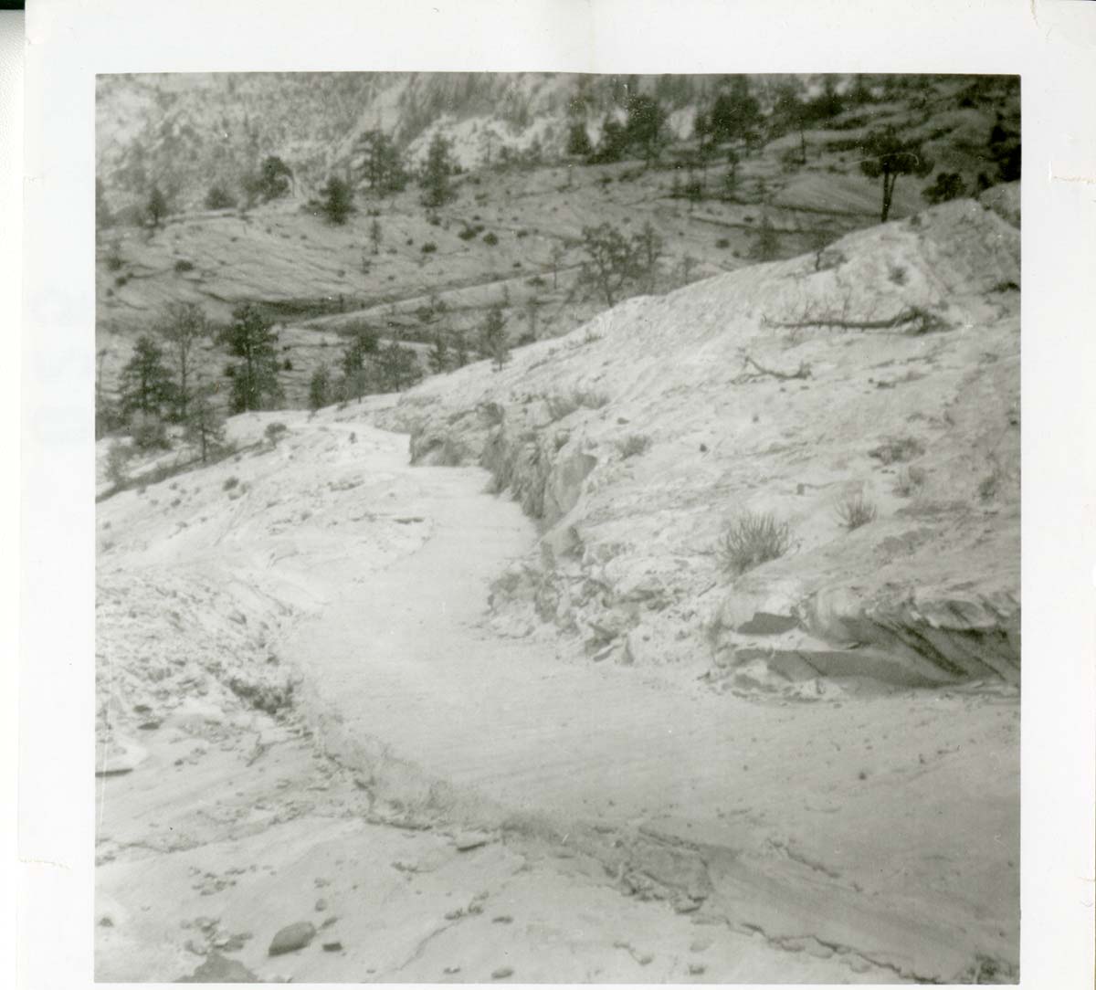 General view of the East Rim trail.