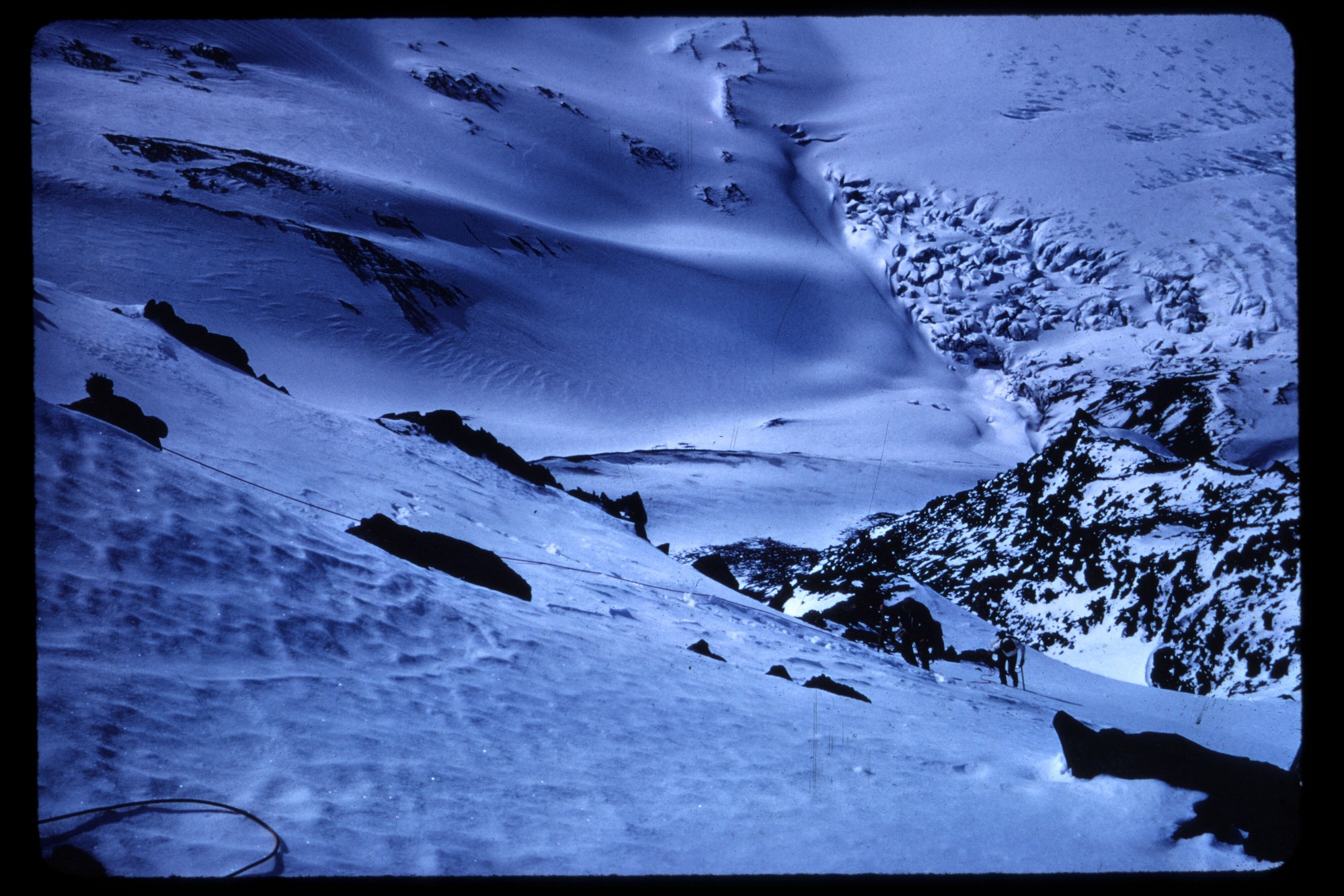 Expedition across the Harding Icefield in April 1968