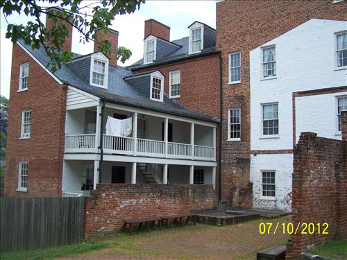 Project Painting occurred inside buildings 3, 8, 9, and 10 in Lower Town, Harpers Ferry, West Virgina.