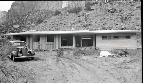 Construction, residence Building 11 near completion, Oak Creek.