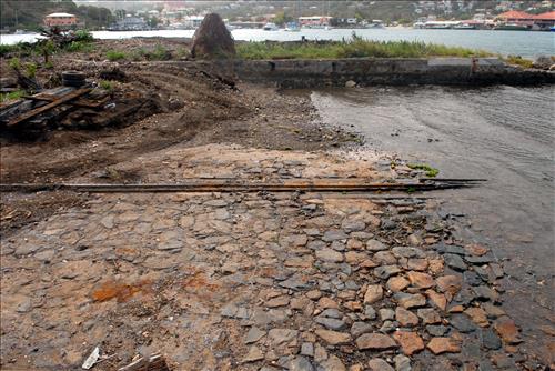 Historic Railings and Bollards at Creque Marine Slipway, 2008
