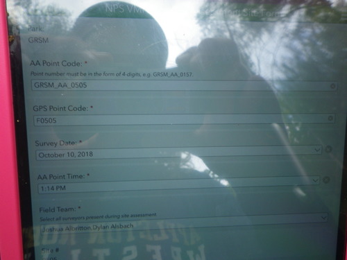 GRSM Accuracy Assessment. Plot Code: GRSM_AA_0505_1