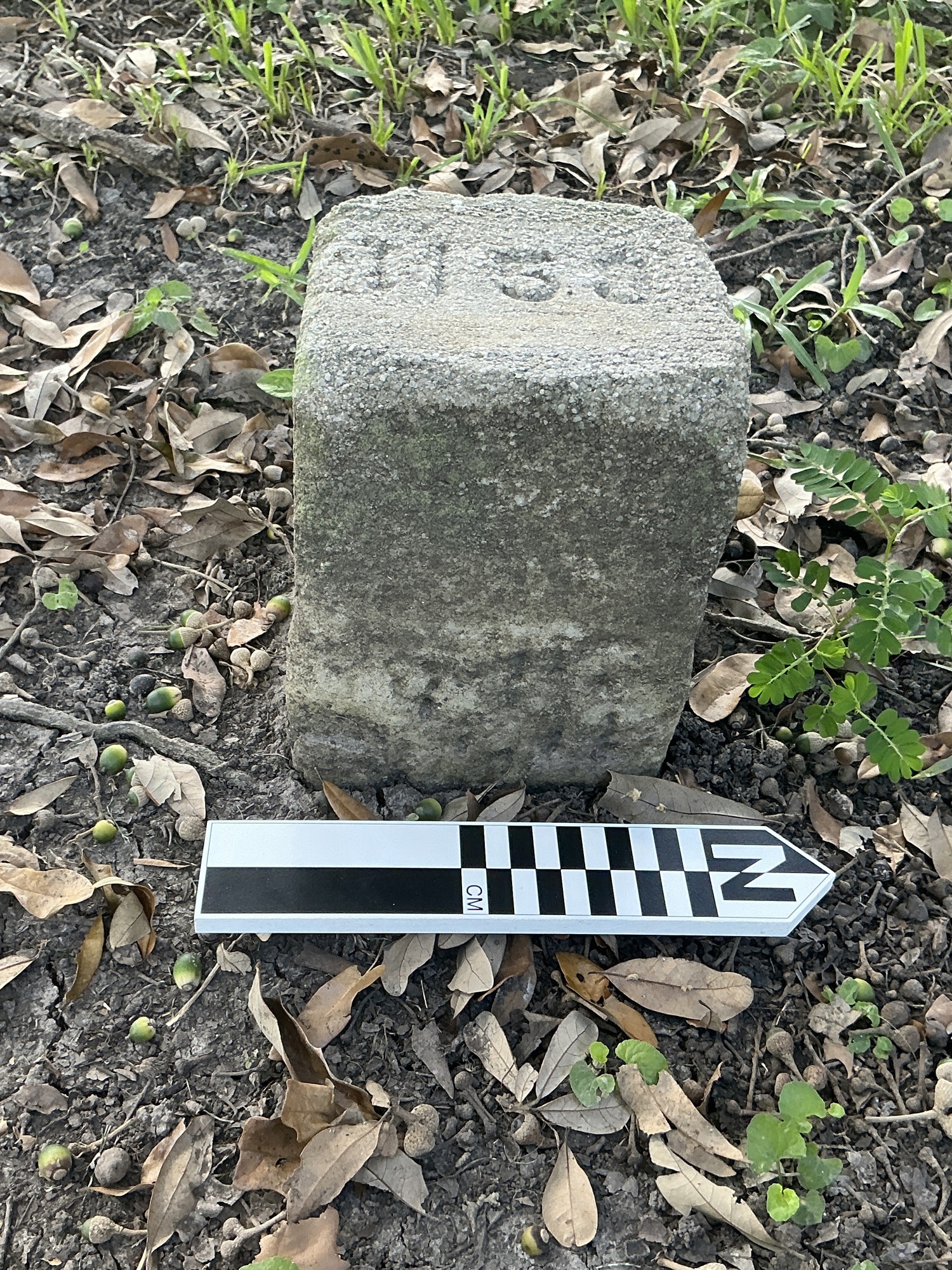 Extra image of flat marble marker