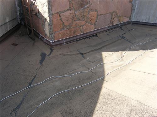 Replace failing roof on Historic Beaver Meadows Visitor Center building at Rocky Mountain National Park,  March 2009.