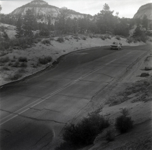 East side road repair and turn out construction.