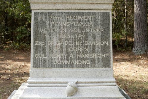 79th PA Veteran Infantry Regiment Monument