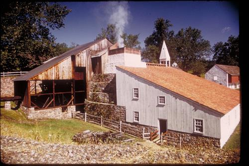 Structures and Views at Hopewell Furnace National Historic Site, Pennsylvania