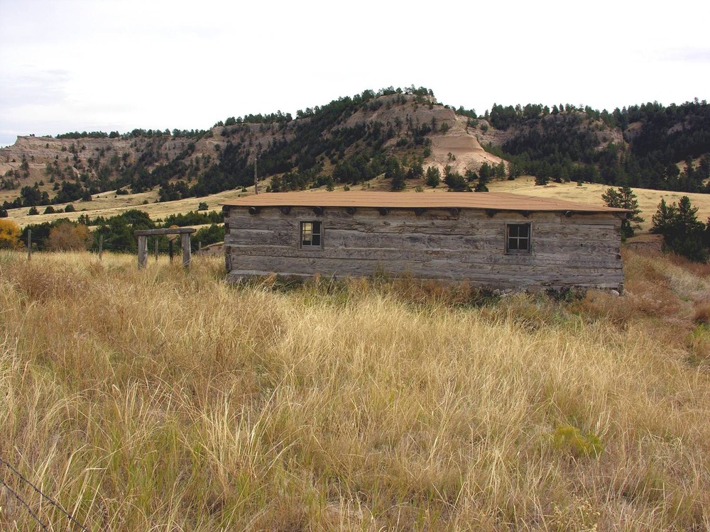 After a fire destroyed his first trading post, Joseph Robidoux built a second post in Carter Canyon west of Scotts Bluff.
