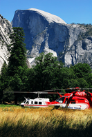 airmed helicopters at Yosemite