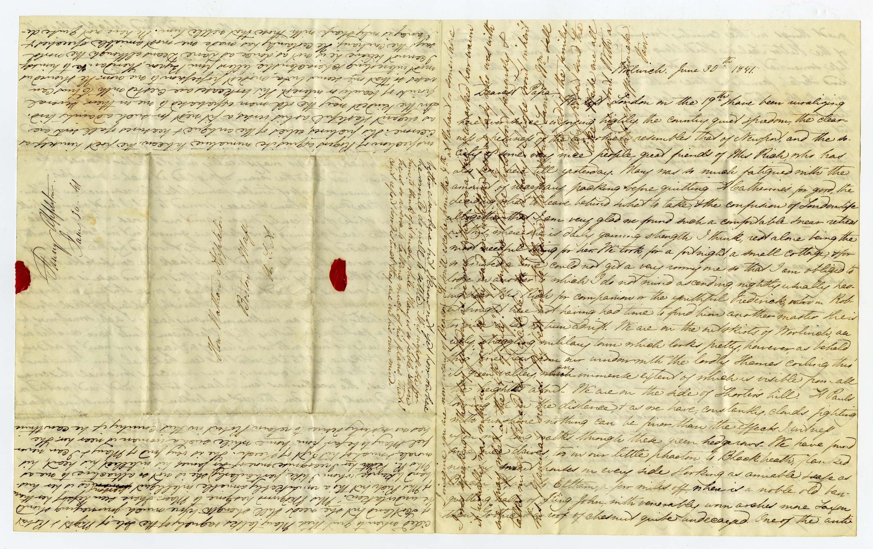 Manuscript letter