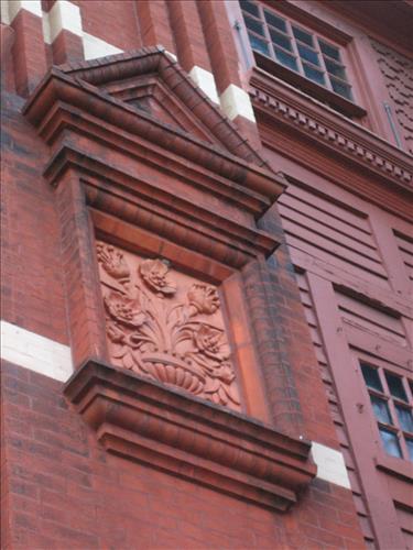 2011 Images of exterior decorative elements of Thomas Edison's Queen-Anne home, Glenmont.