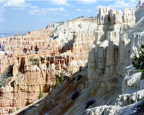 Color Panoramic views of Bryce Canyon.
