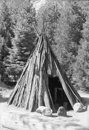 Yos. Indian Um-a-cha back of Museum