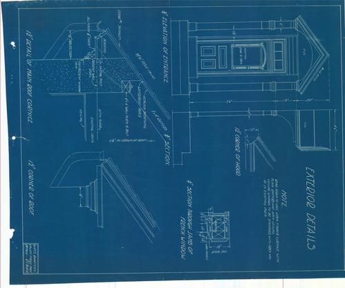 Supt's Quarters, Valley Forge Park: Exterior Details