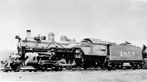 Atchison, Topeka & Santa Fe no. 1058 [2-6-2]