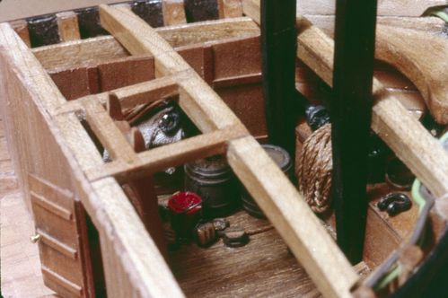 Construction of the model of Kathleen (built 1901; spritsail barge), 1968 September - 1969 July