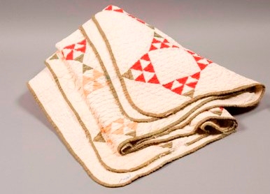 A four cornered star effect quilt