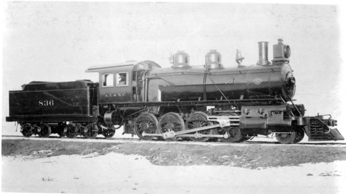 Atchison, Topeka & Santa Fe no. 0836 [2-8-0]