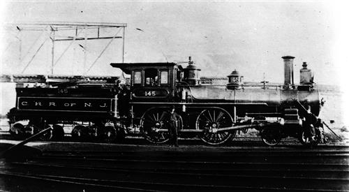011/001.130--Central Railroad of New Jersey Railroad Locomotive [GROUP 02]