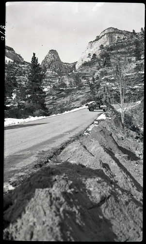 Widening grade on Mt Carmel Hwy.