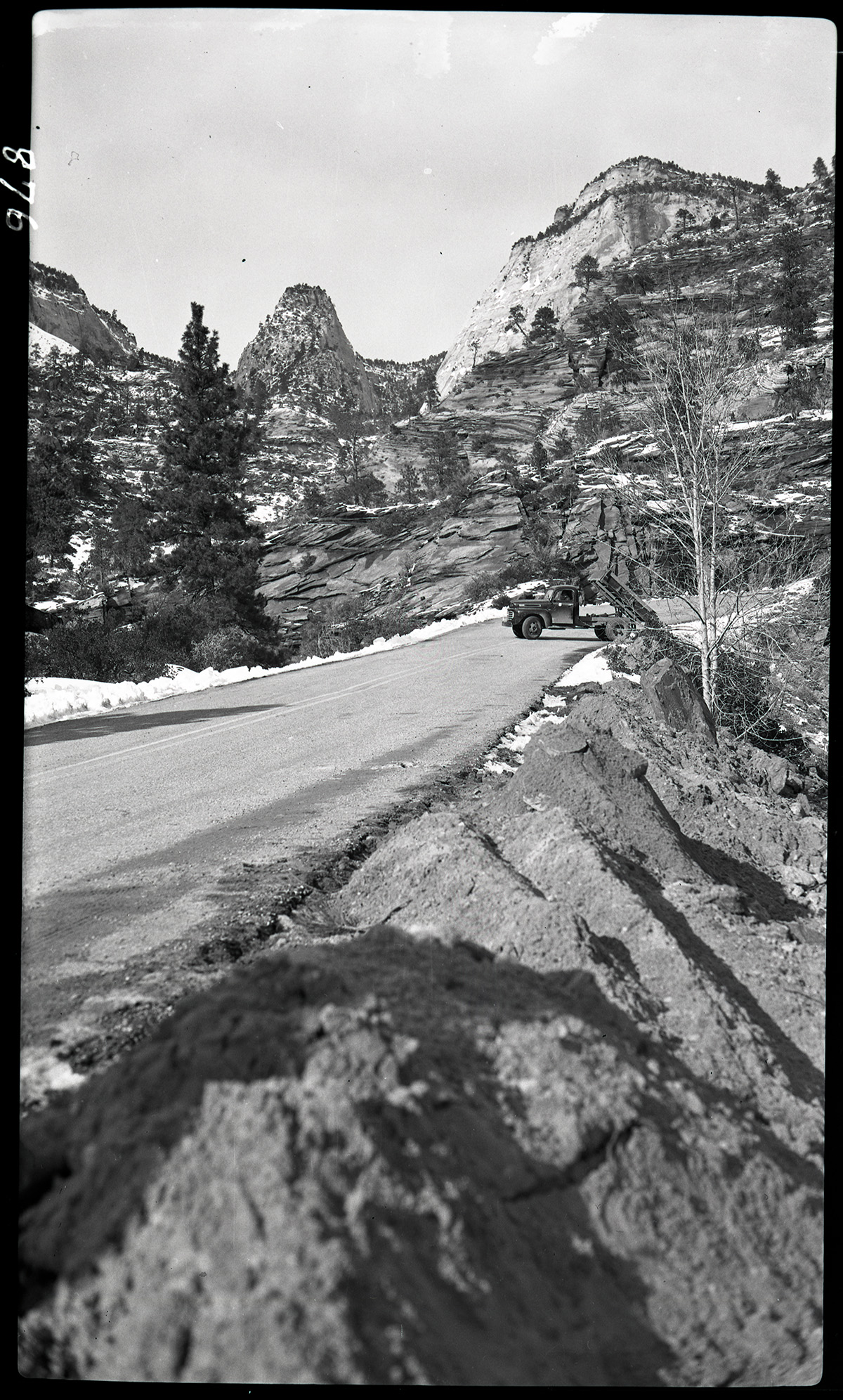 Widening grade on Mt Carmel Hwy.