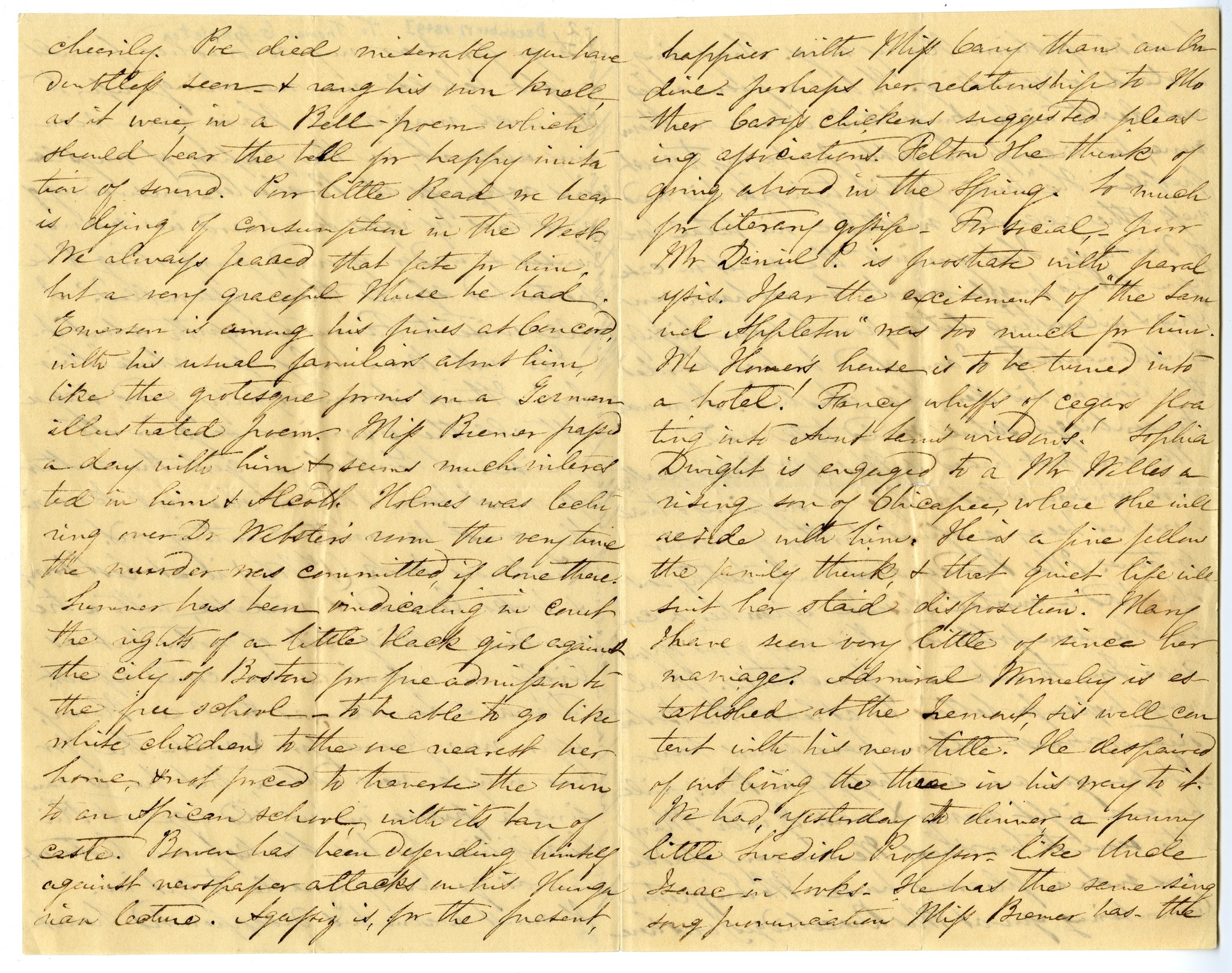 Manuscript letter
