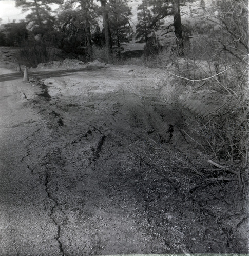 East side road repair and turn out construction.