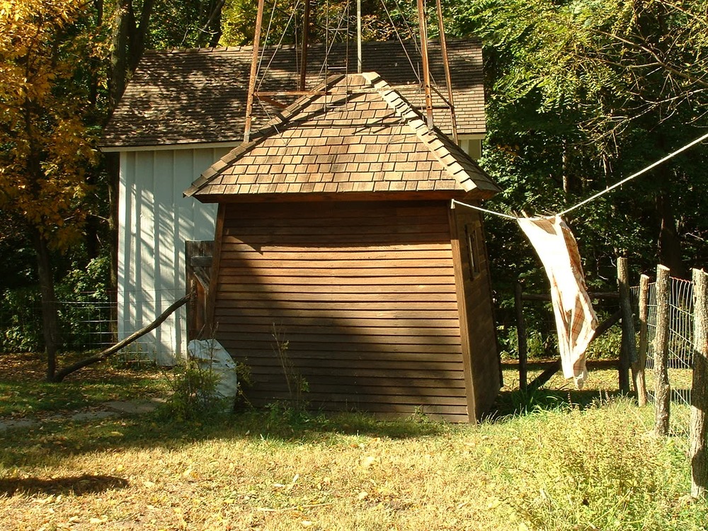 Well house found at Chellberg Farm.